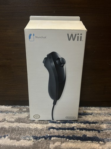 Nintendo wii black nunchuk - wii,