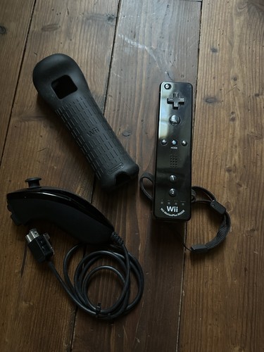 Telecomando wii originale nero - originale,