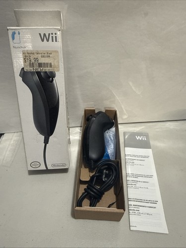 Nintendo wii nunchuck nero - wii,
